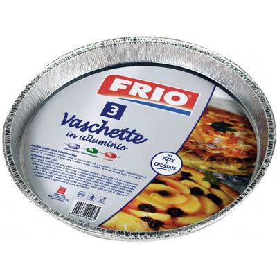 FRIO CONTENITORE ALLUMINIO CROSTATA MEDIA 3PEZZI FRIO CONTENITORE ALLUMINIO CROSTATA MEDIA 3PEZZI