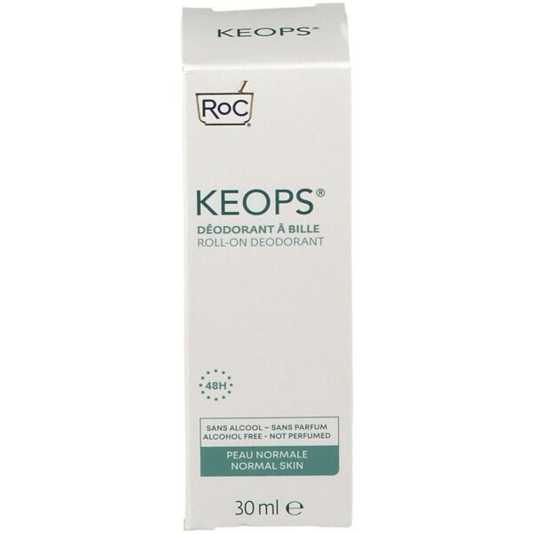 roc keops deodorante roll-on 48h senza alcool 30 ml
