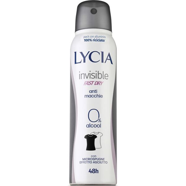 sodalco srl lycia antiodorante invisible spray 150 ml