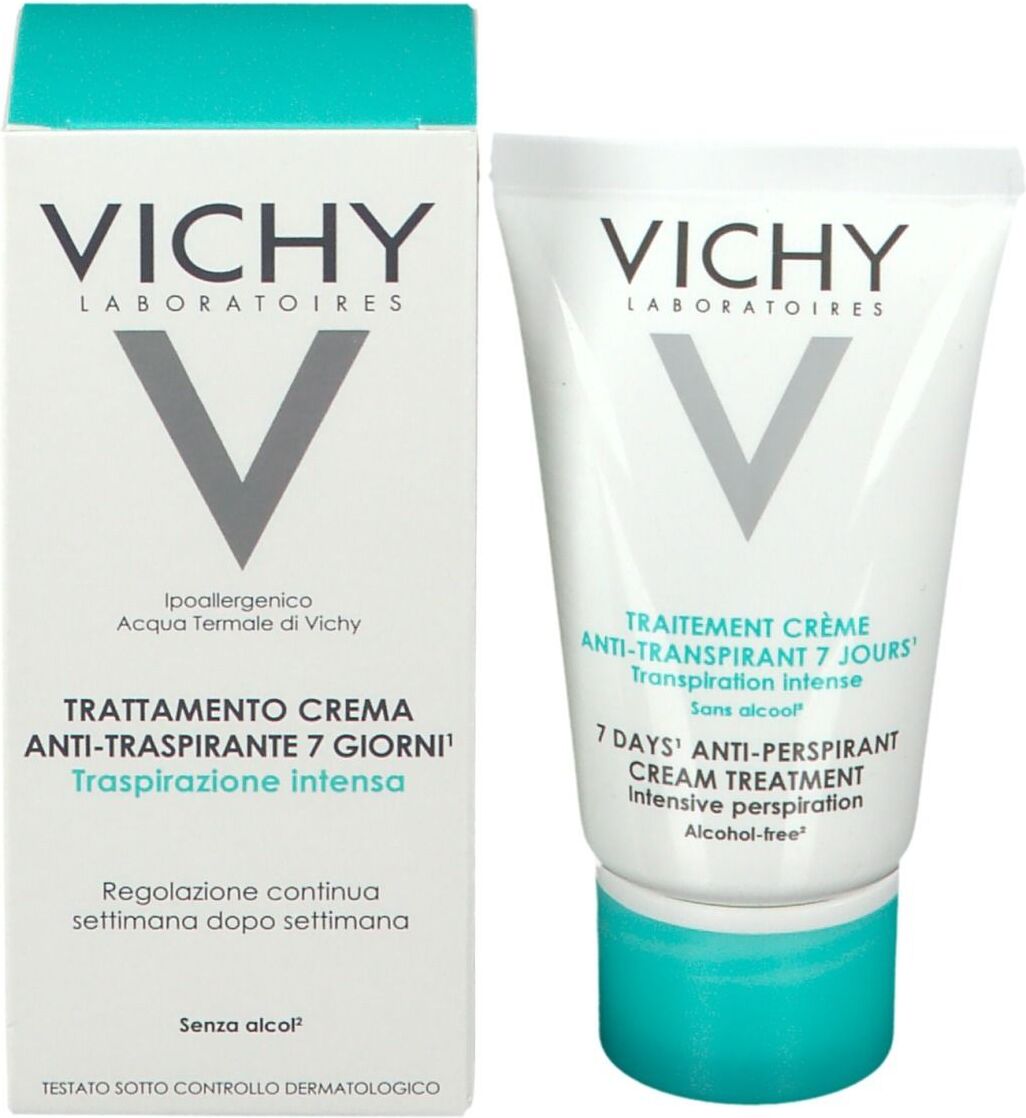 vichy deodorante trattamento in crema antitraspirante efficacia 7 giorni 30 ml