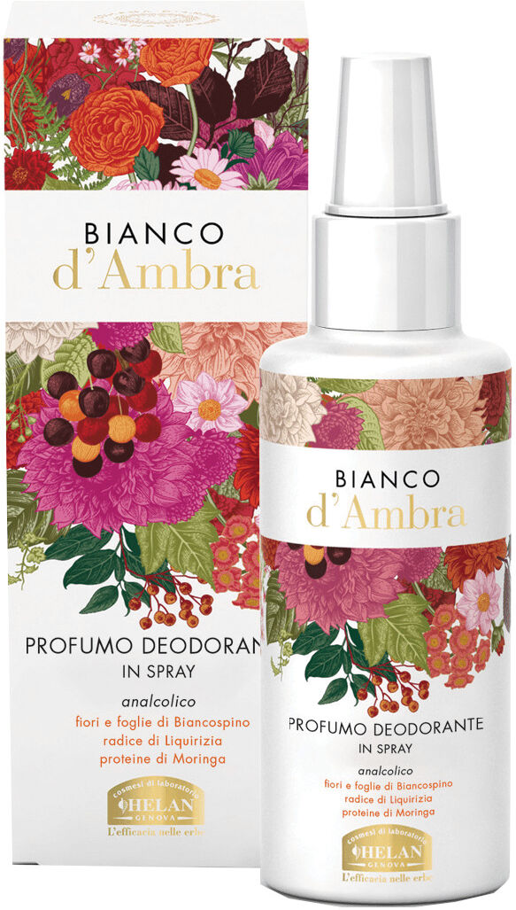 helan bianco d'ambra profumo deodorante spray analcolico 100 ml