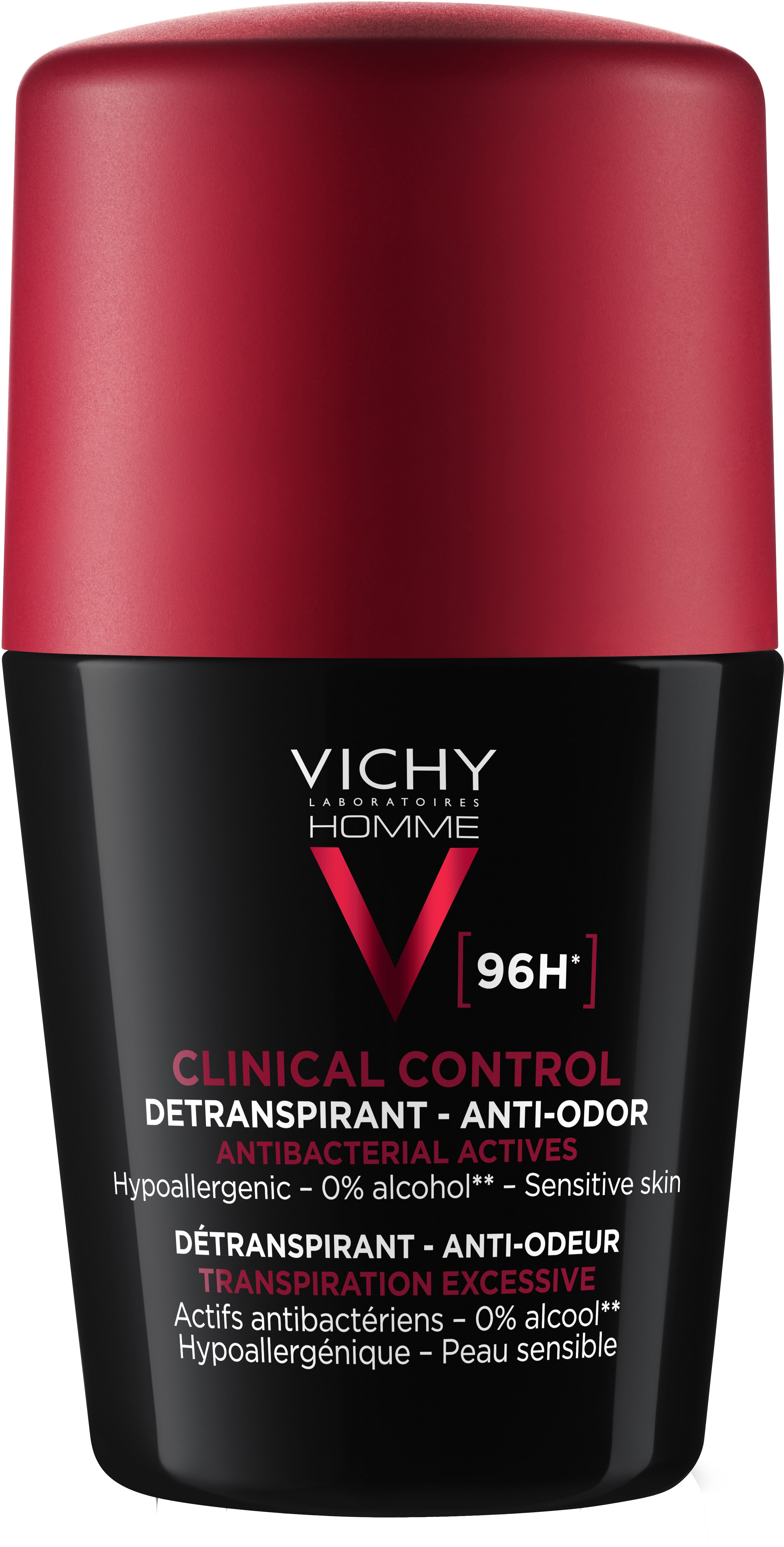 Vichy homme deodorante clinical control 96h roll 50 ml