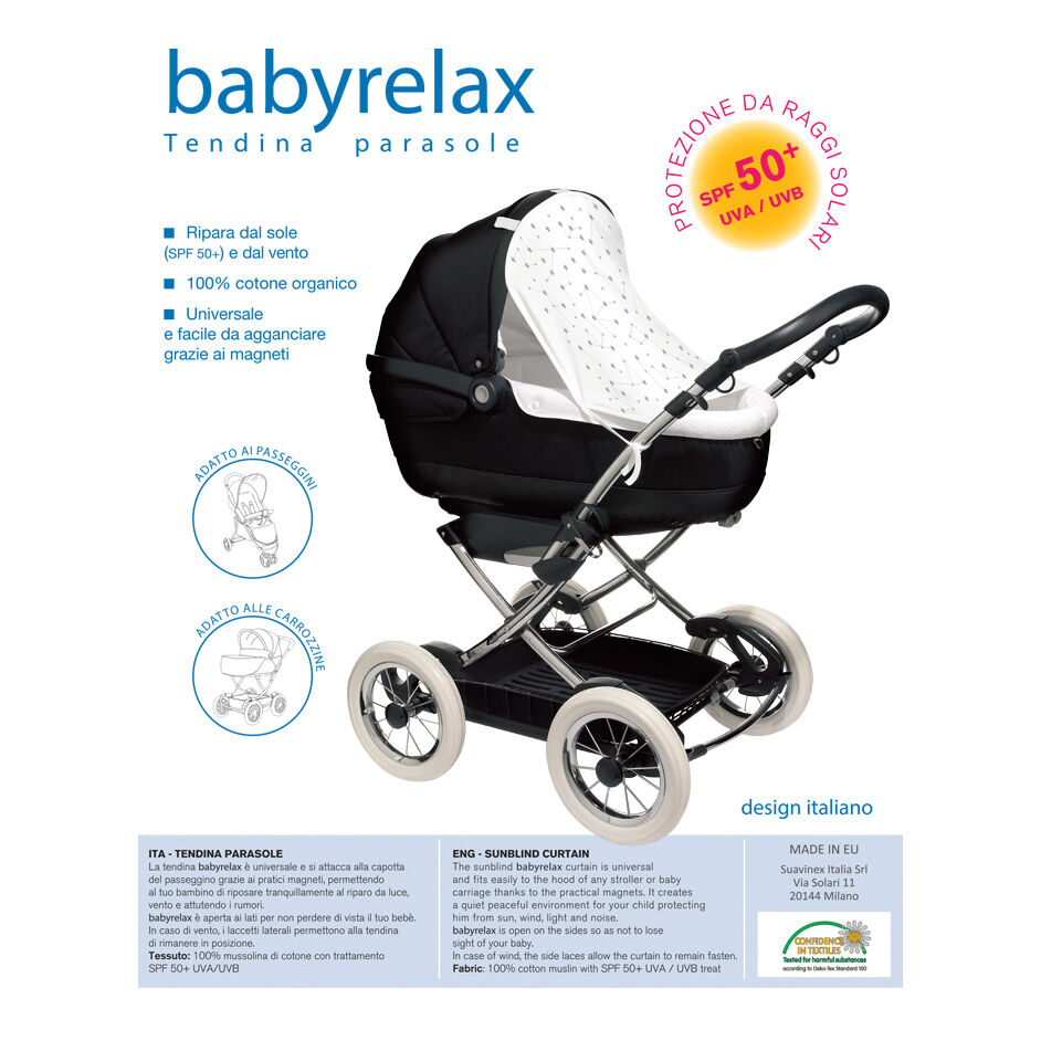 suavinex baby relax tendina glacial grey