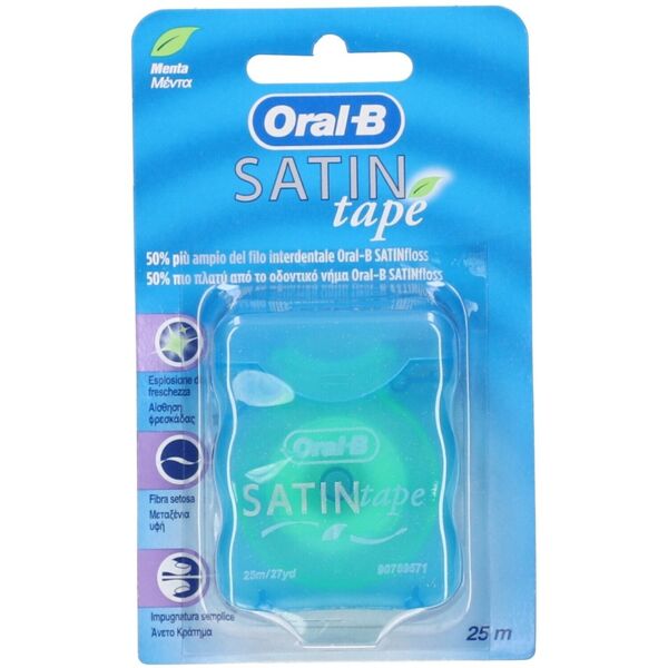 oral-b satintape filo interdentale alla menta 25 metri