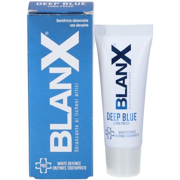 blanx deep blue dentifricio sbiancante non abrasivo 25 ml