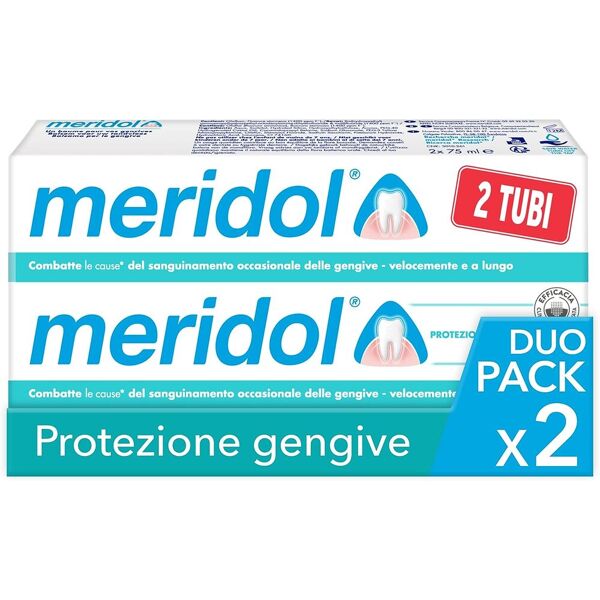 meridol protezione gengive dentifricio 2x75 ml