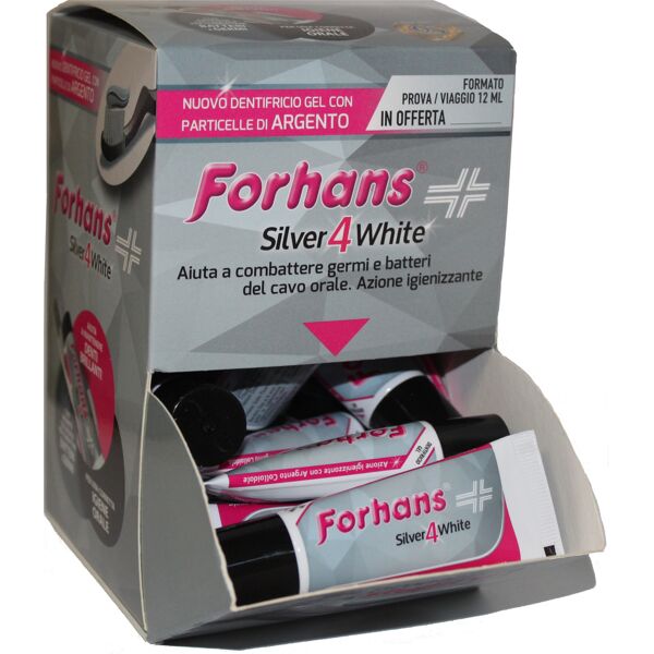 uragme srl dentifricio silver 4 white forhans 12 ml