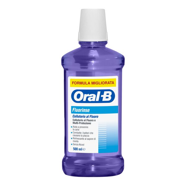 oral-b fluorinse collutorio anti-carie al fluoro 500 ml