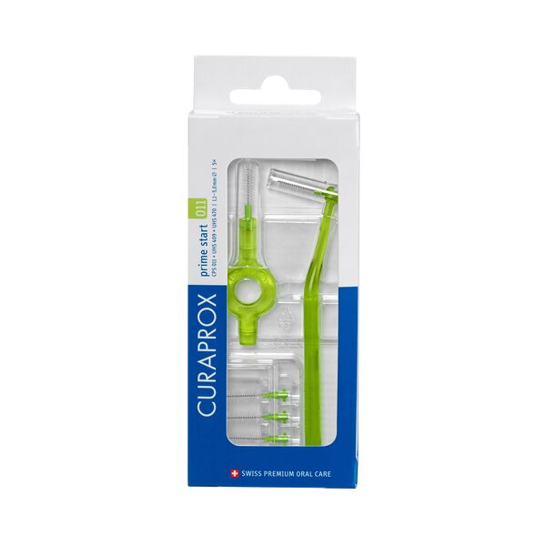 curaprox cps 011 scovolino prime start 011 lime green 5 pezzi