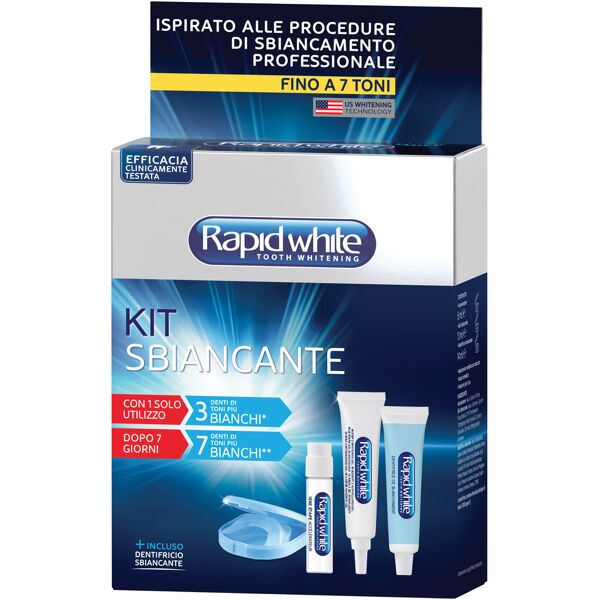 rapid white kit bite dentale sbiancante