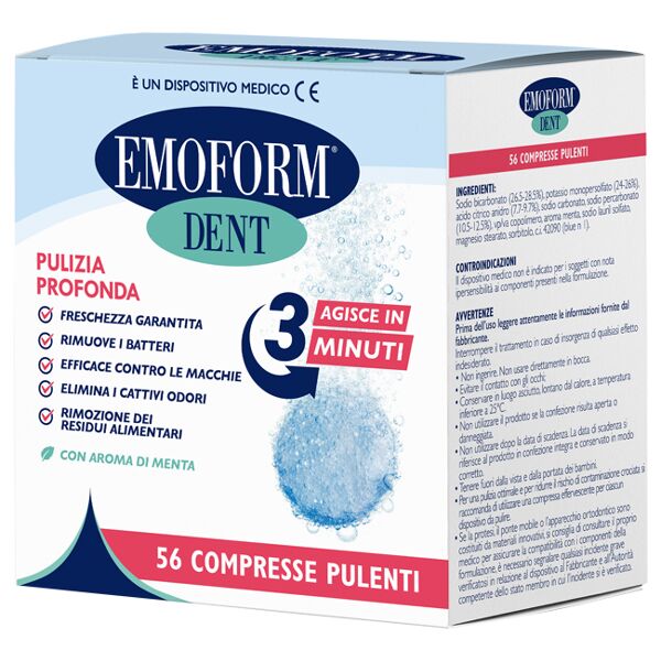 polifarma benessere srl compresse pulenti emoform dent 56 pezzi