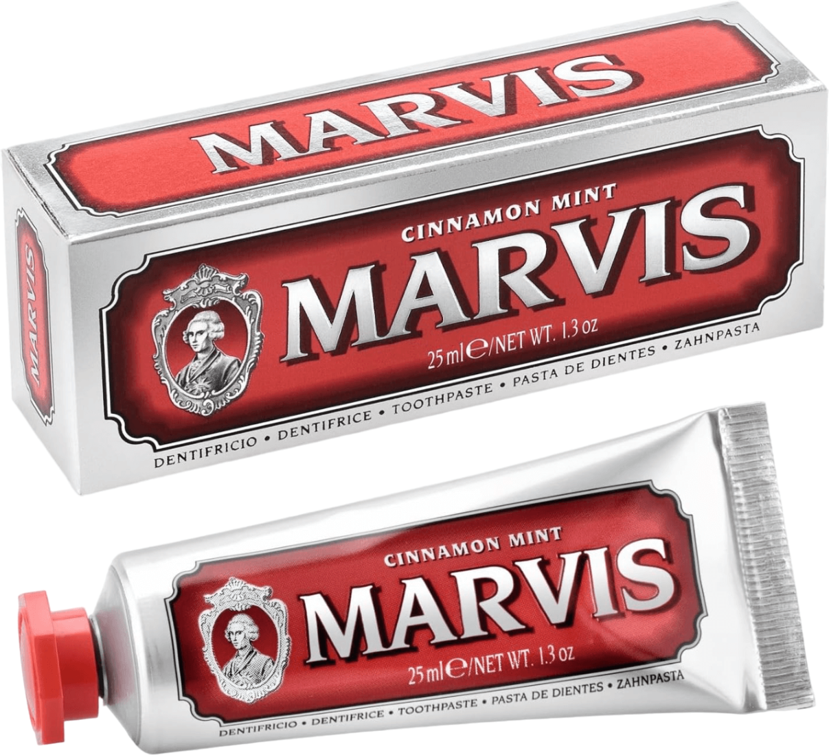 marvis dentifricio cinnamon mint 25 ml