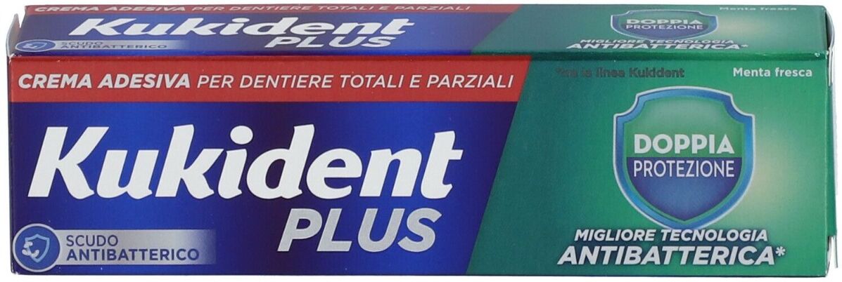 kukident doppia azione kukident plus dual protect crema adesiva protesi dentali 40 g