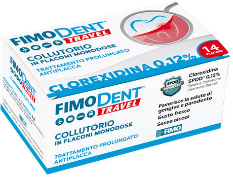 f.i.m.o.srl fimodent travel collutorio clorexidina spdd 0,12% 14 flaconcini monodose 10 ml