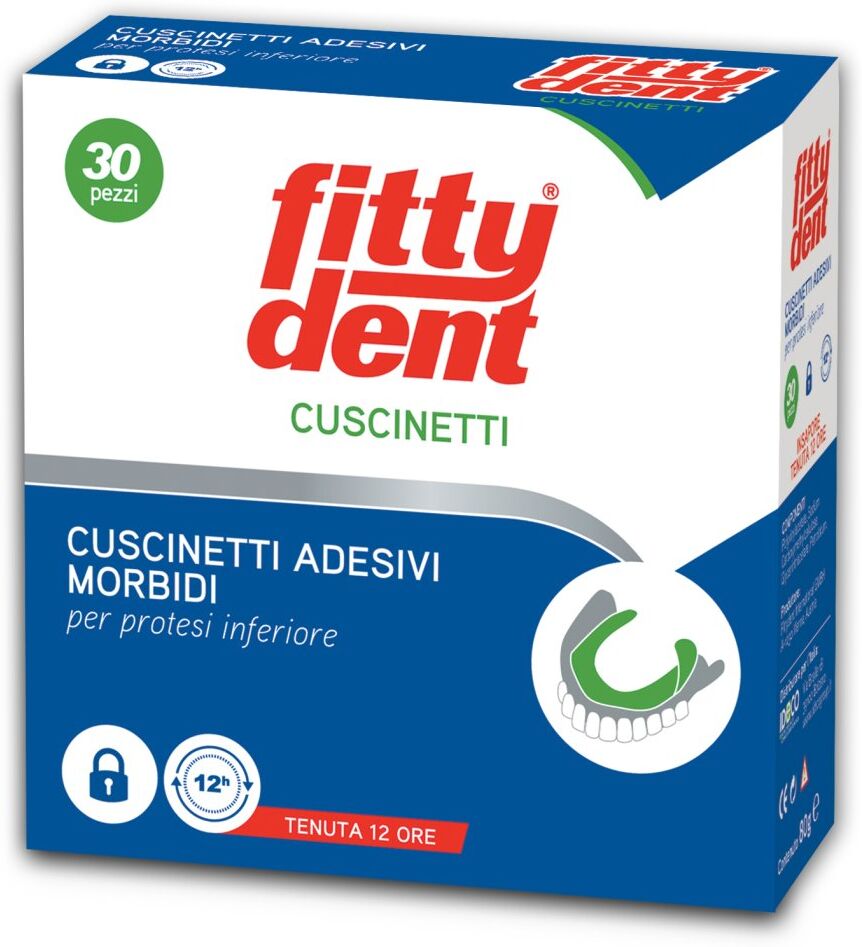 fittydent cuscinetti adesivi 30 pezzi