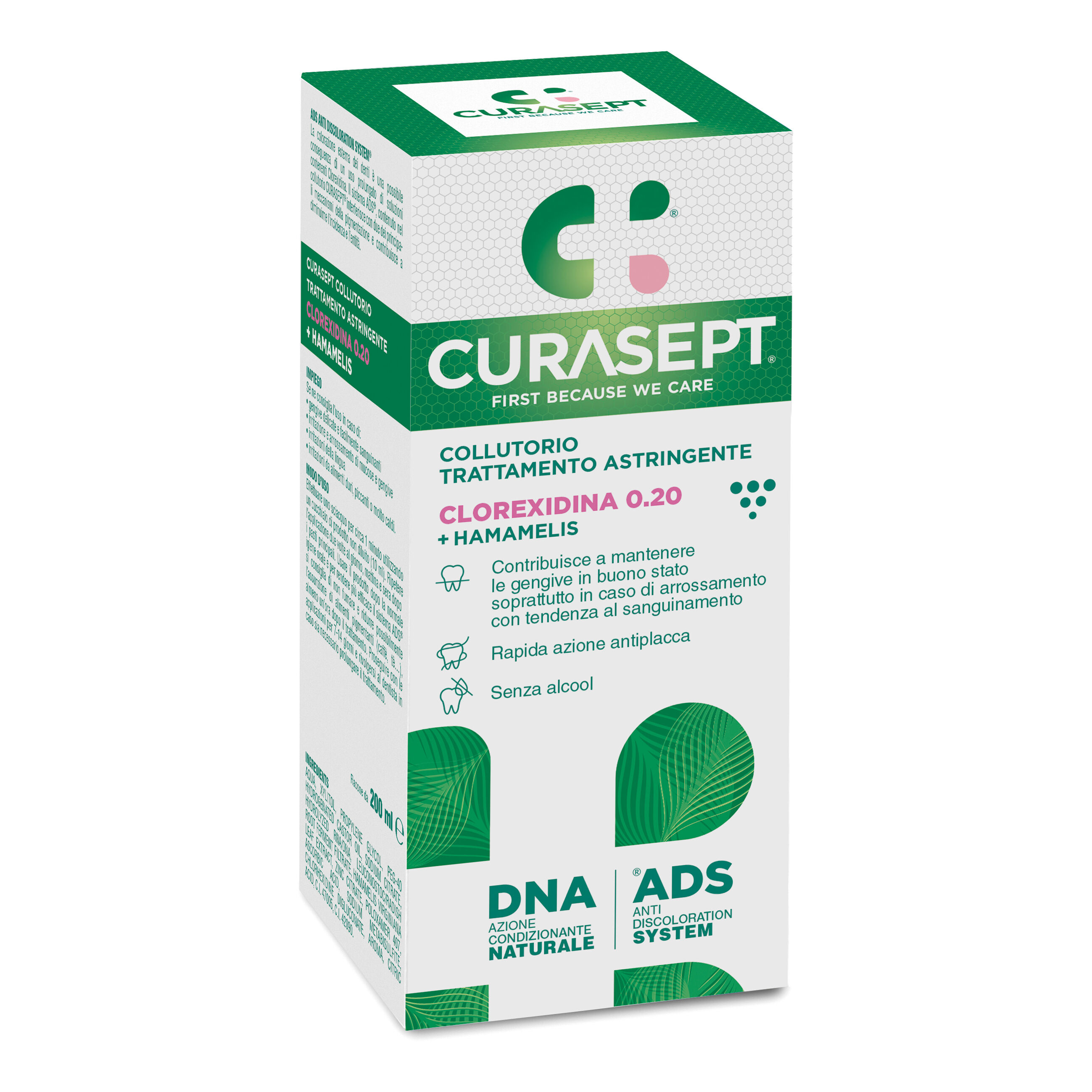 Curasept ADS Clorexidina 0.20 Collutorio Trattamento Astringente 200 ml