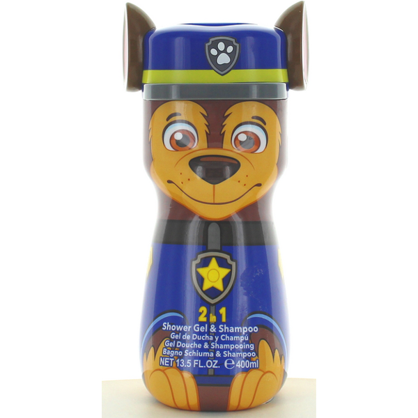 air-val italia srl paw patrol chase 2in1 shower gel & shampoo 400 ml