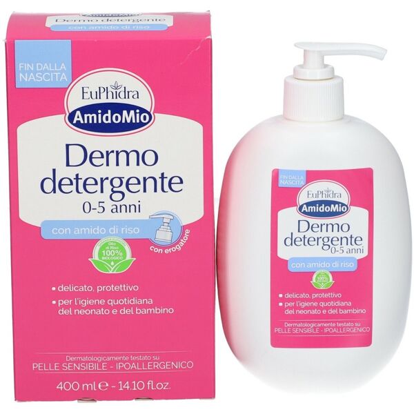 euphidra amidomio dermodetergente idratante per neonati e bambini 0-5 anni 400 ml