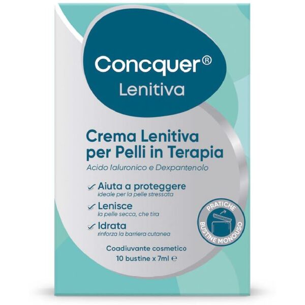 ekuberg pharma concquer crema lenitiva 10 bustine da 7 ml