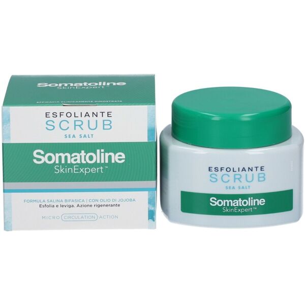 somatoline skin expert scrub esfoliante corpo al sale marino profumazione balsamica 350 g