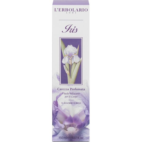 l'erbolario iris carezza profumo fluido vellutate corpo