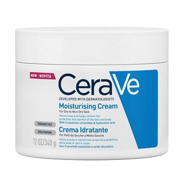 cerave crema corpo idratante pelle molto secca 340 g