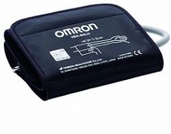 omron bracciale per sfigmomanometro m2/m3 large easy colore nero dimensione 22-42 cm