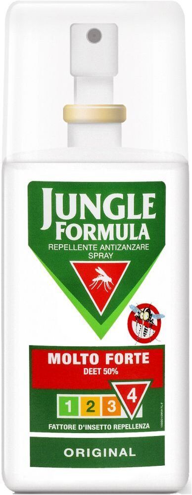 jungle formula molto forte spray original repellente antizanzara 75 ml