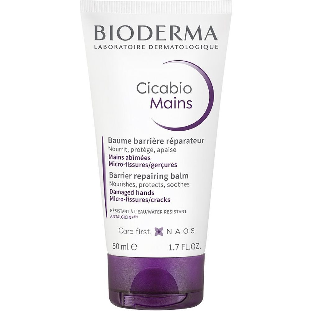 bioderma cicabio mains balsamo riparatore pelle delle mani 50 ml