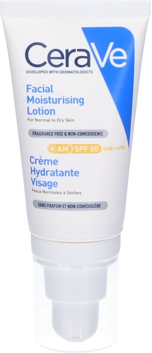 cerave crema viso creme con spf50 che protegge e idrata fino a 24 ore 50 ml