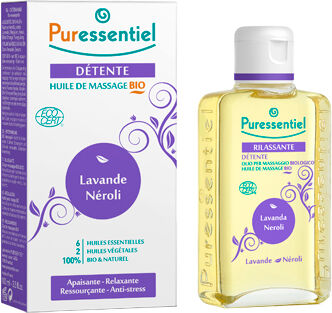 puressentiel olio massaggio bio rilassante