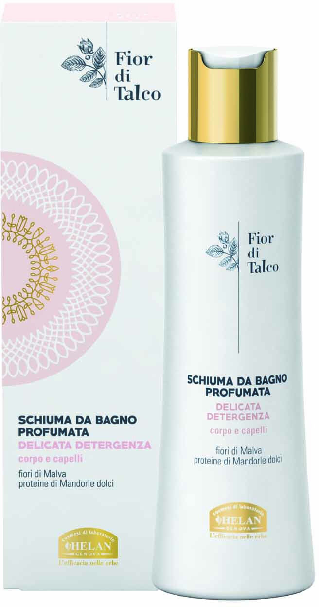 helan fior di talco schiuma da bagno profumata delicata 200 ml