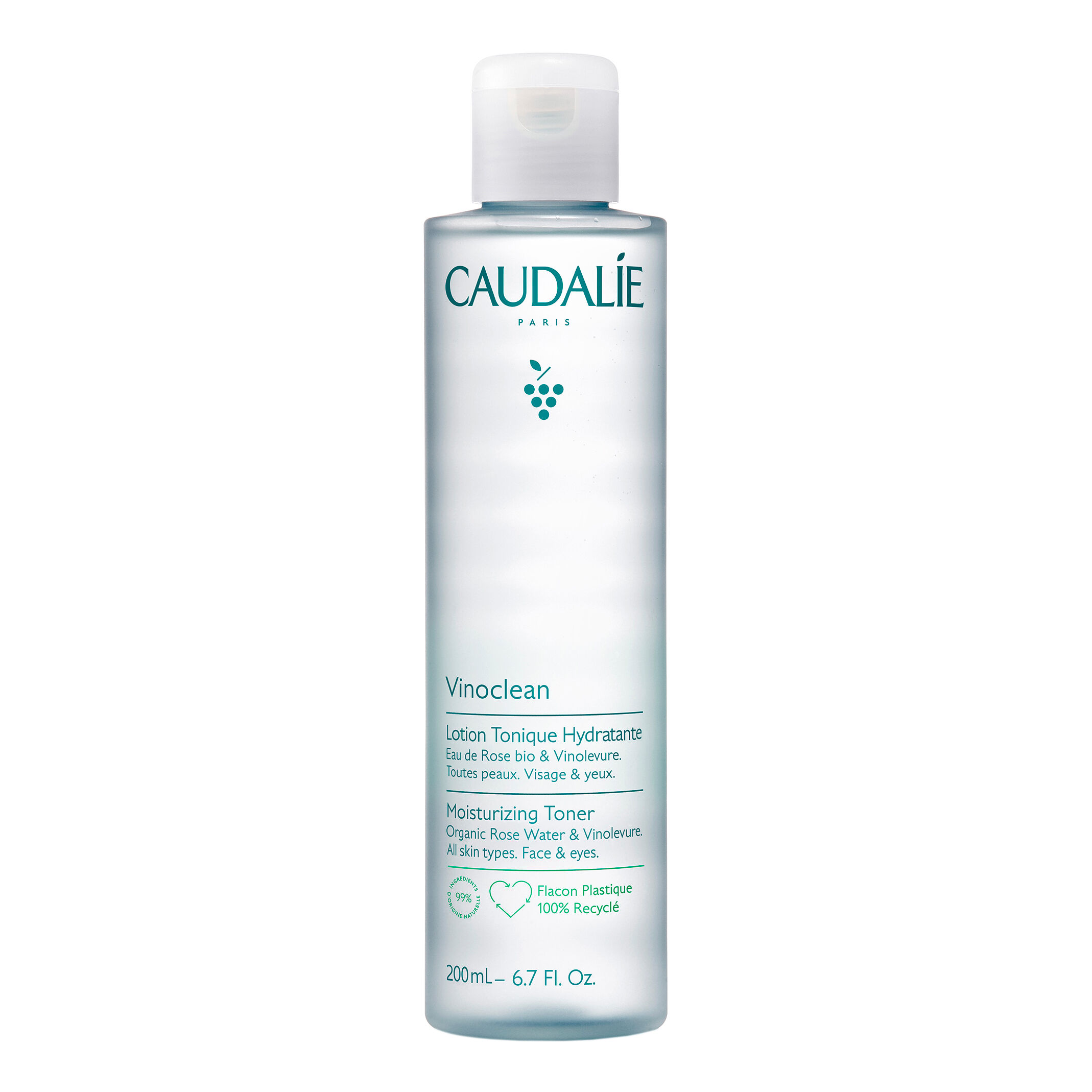 caudalie vinoclean lozione tonica idratante 200 ml