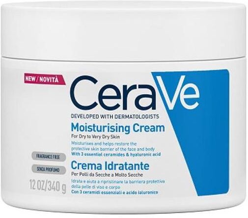 cerave crema corpo idratante pelle molto secca 340 g