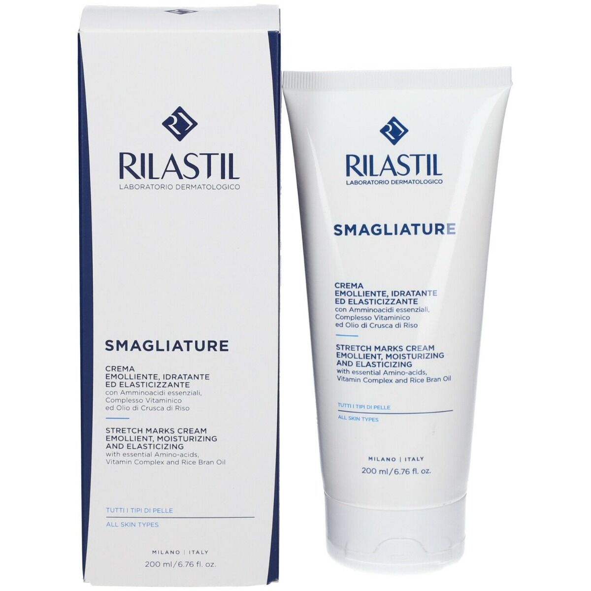 RILASTIL Smagliature Crema Emolliente e Idratante 200 ml