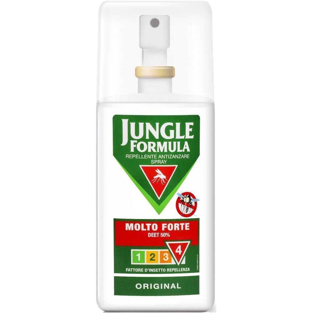 JUNGLE FORMULA Molto Forte Spray Original Repellente Antizanzara 75 ml