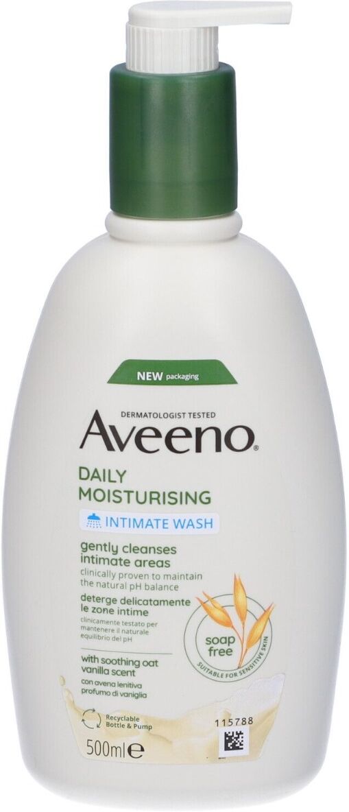 AVEENO Daily Moisturising Detergente Intimo Extra Delicato Naturale Senza Sapone 500 ml