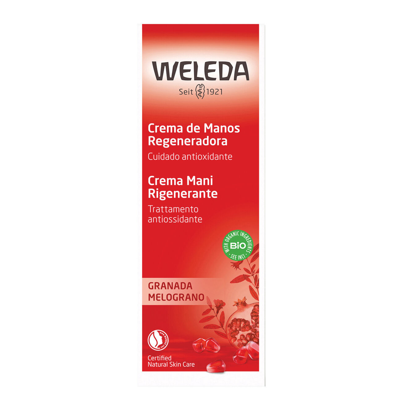 Weleda Crema mani melograno rigen50ml