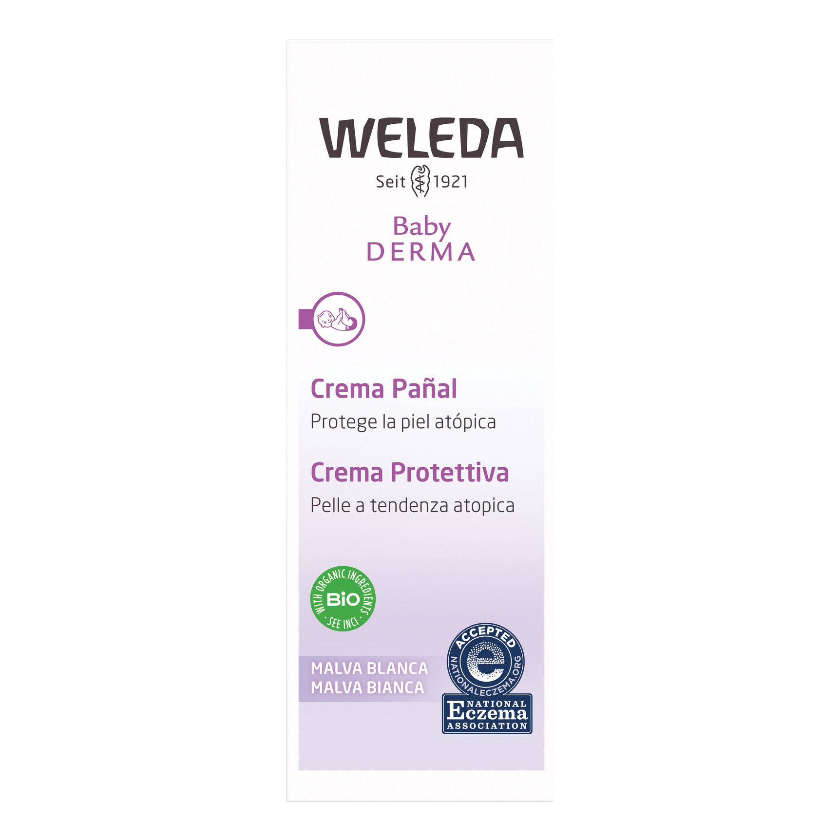 Weleda Baby derma crema protettiva malva bianca 50 ml