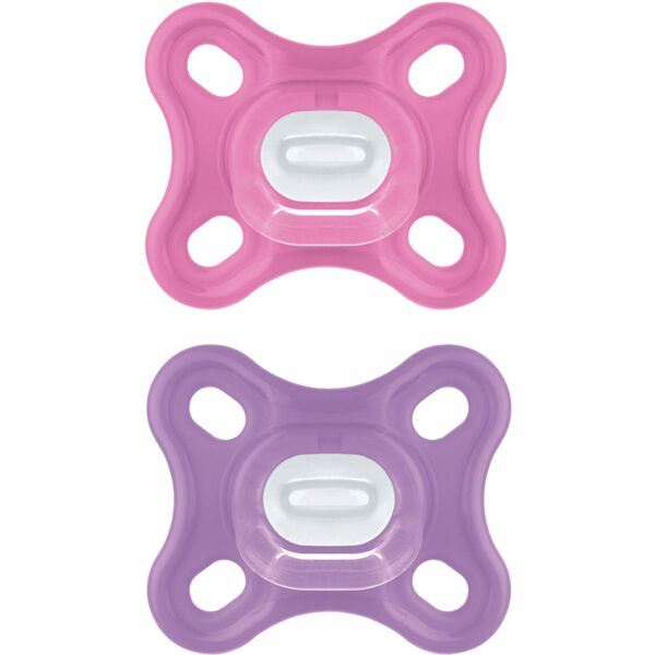 mam comfort 0-2 mesi silicone confezione doppia femmina