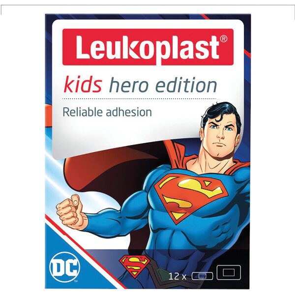 leukoplast kids hero edition cerotti per bambini assortiti 12 pezzi