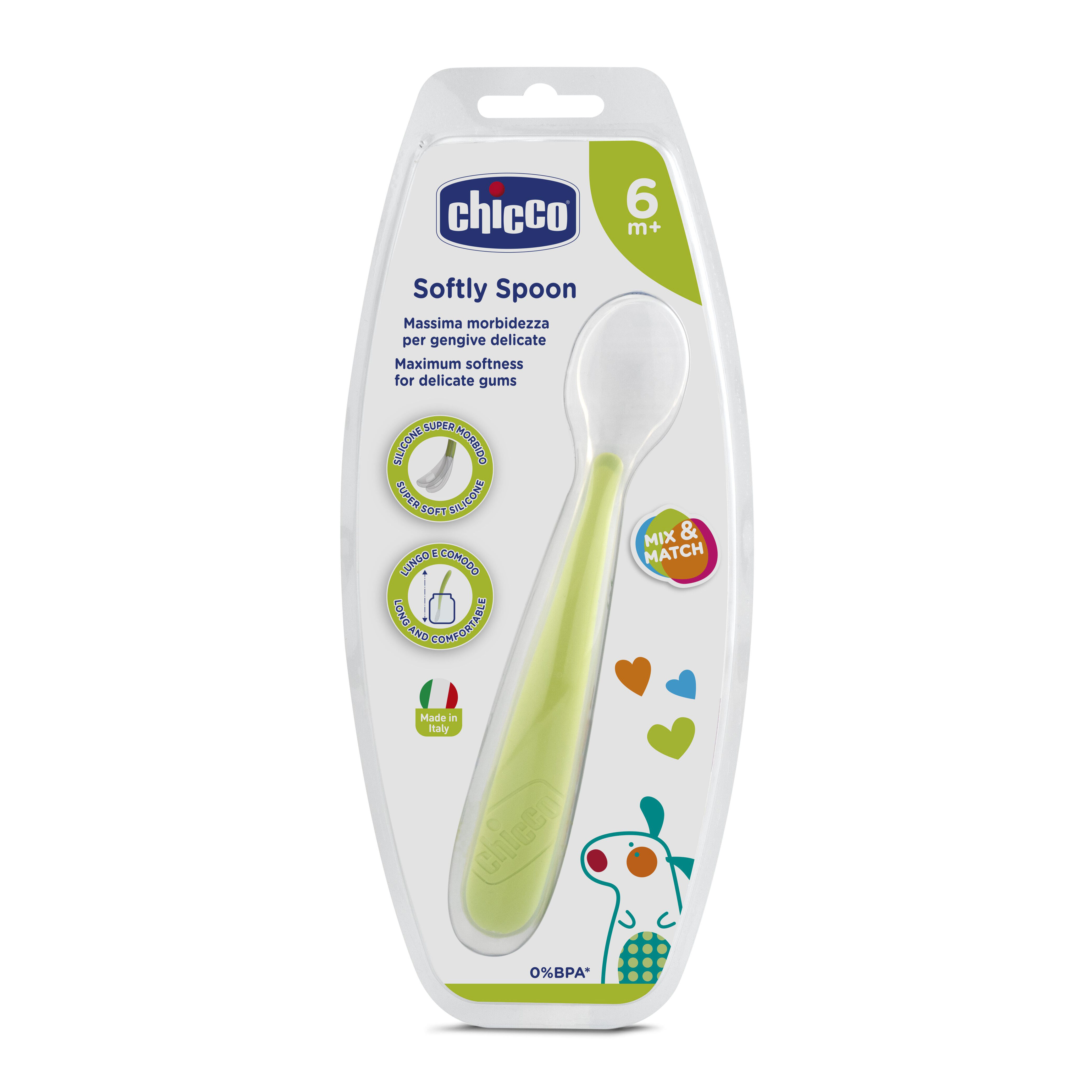 chicco cucchiaio morbido in silicone