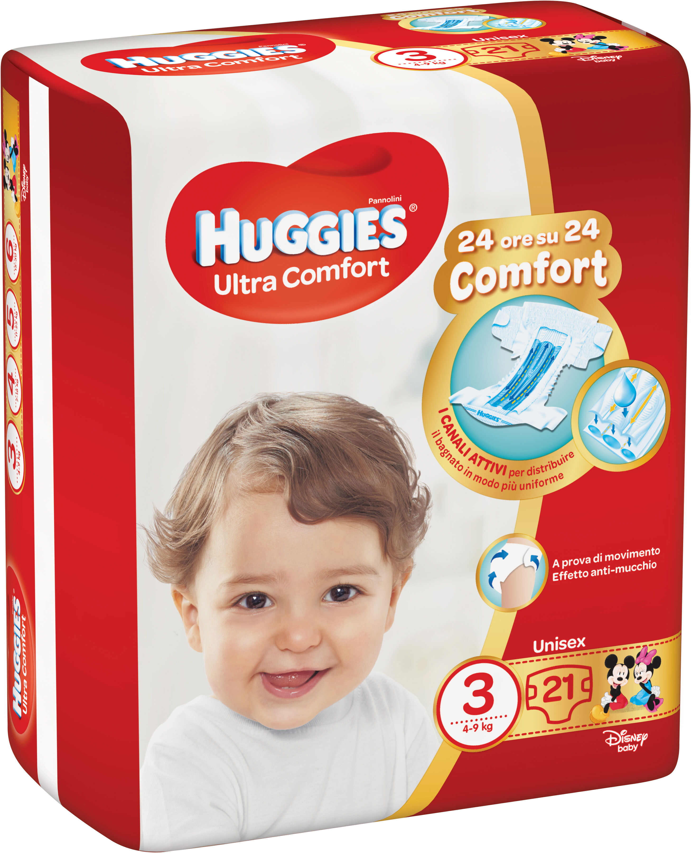 HUGGIES Hugg.u-comf.base3(4-9kg)21pz