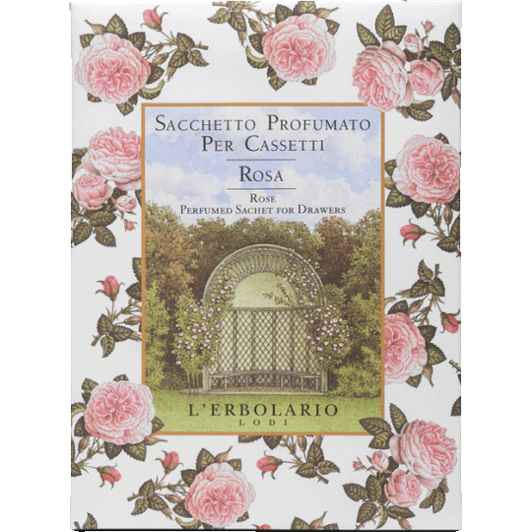 l'erbolario sacchetto profumato cassetti rosa