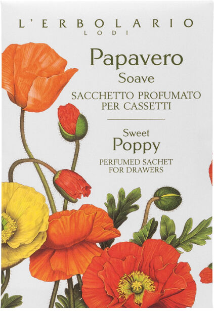 l'erbolario Papavero soave sacchetto cassetto