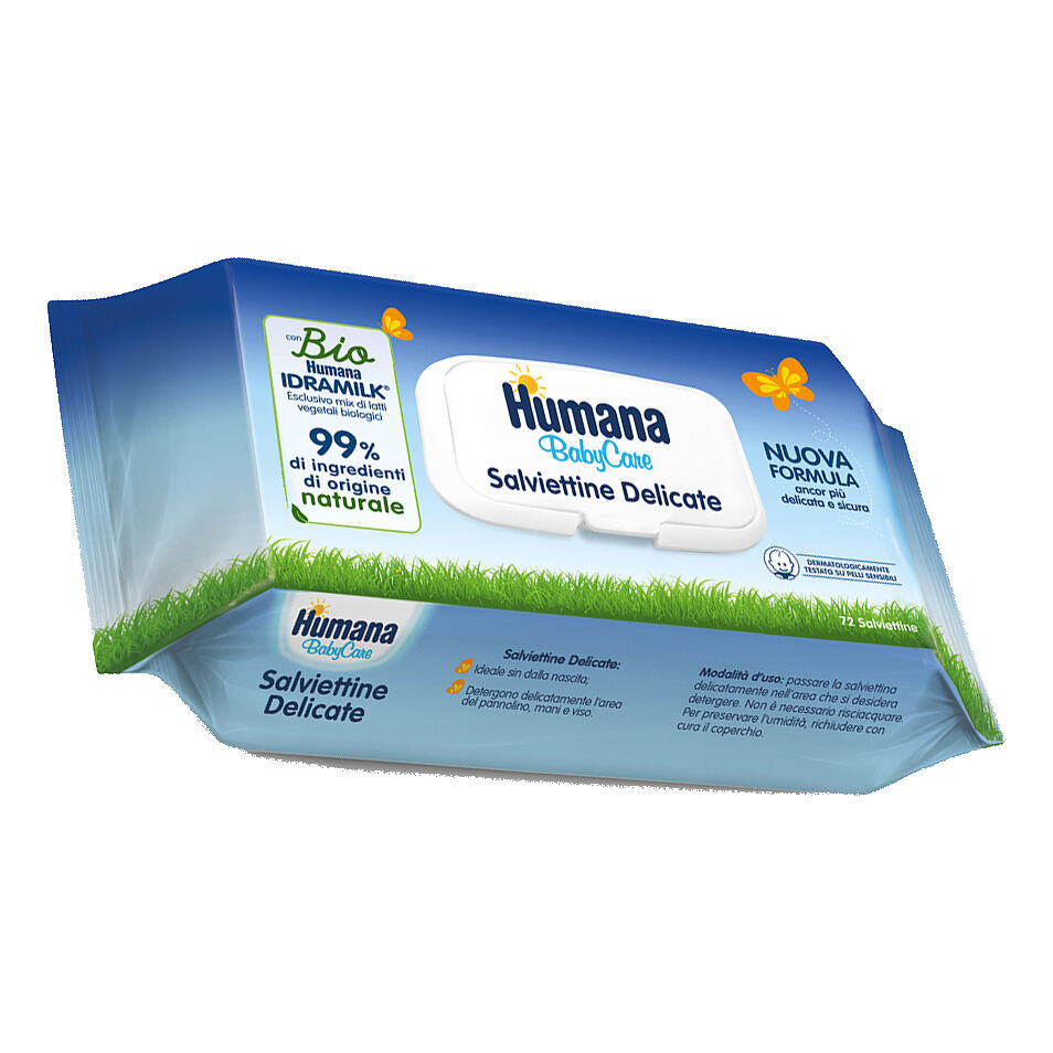 HUMANA -baby salv.72pz