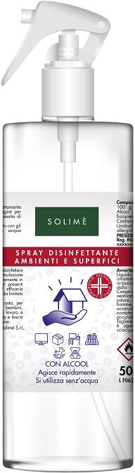 SOLIME' Spray disinfettante ambienti e superfici 500 ml