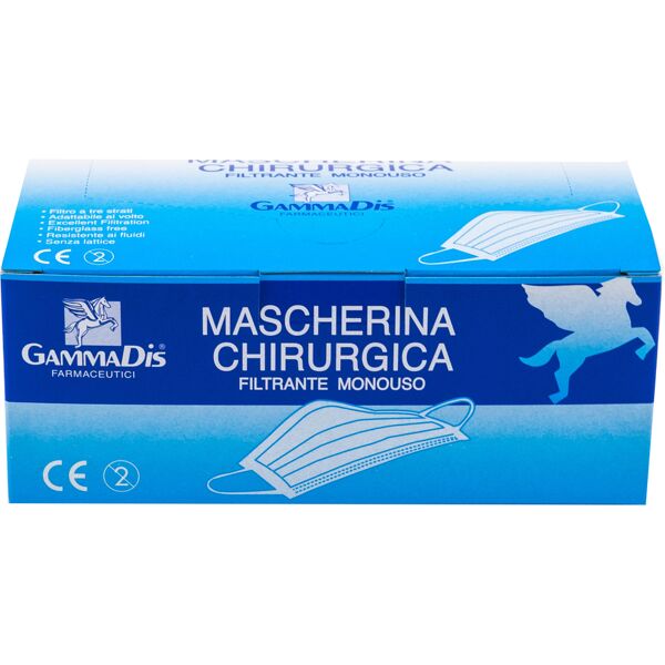 gammadis mascherina chirurgica 50 pezzi