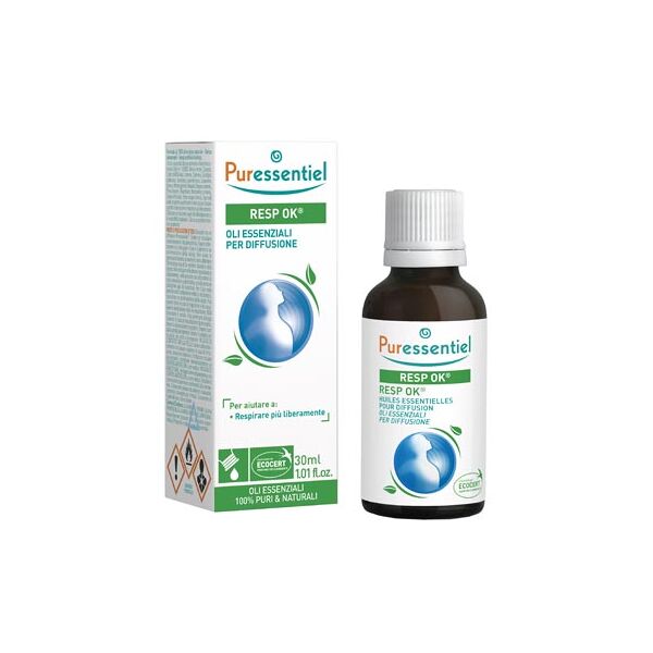 puressentiel miscela resp ok oli essenziali per diffusione 30 ml ecocert