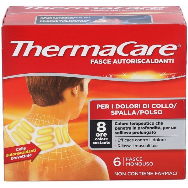 thermacare fasce autoriscaldanti collo spalla polso 6 pezzi